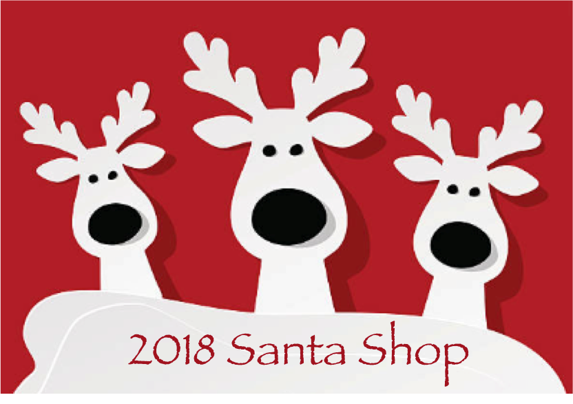 Santa shop graphic