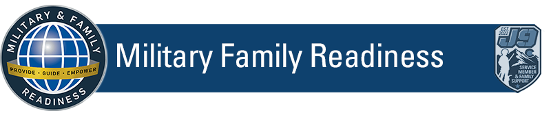 Button link to Military Family Readiness page