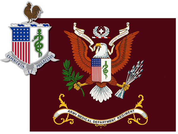 AMEDD flag and insignia image